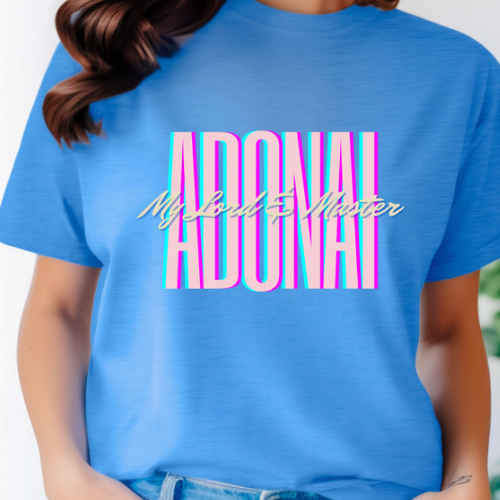 Adonai My Lord My Master Short Sleeve Tee