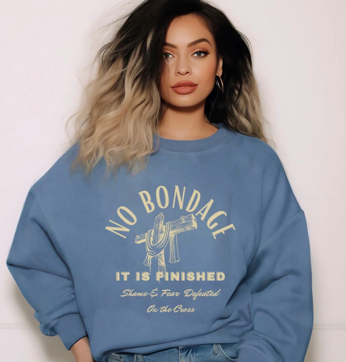 No Bondage Cross Sweatshirt