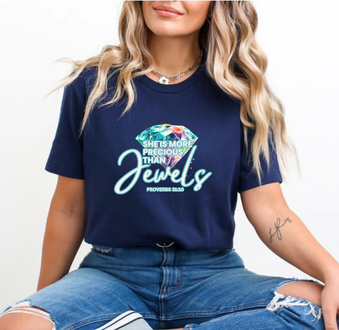 She is More Precious Than Jewels Tee