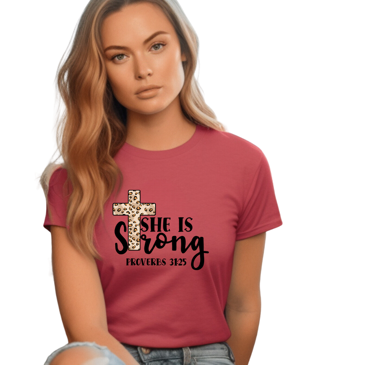 Proverbs 31 Woman She is Strong Tee