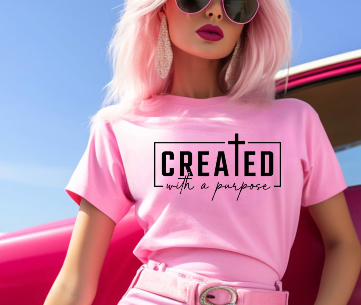 Created With Purpose Christian T-Shirt