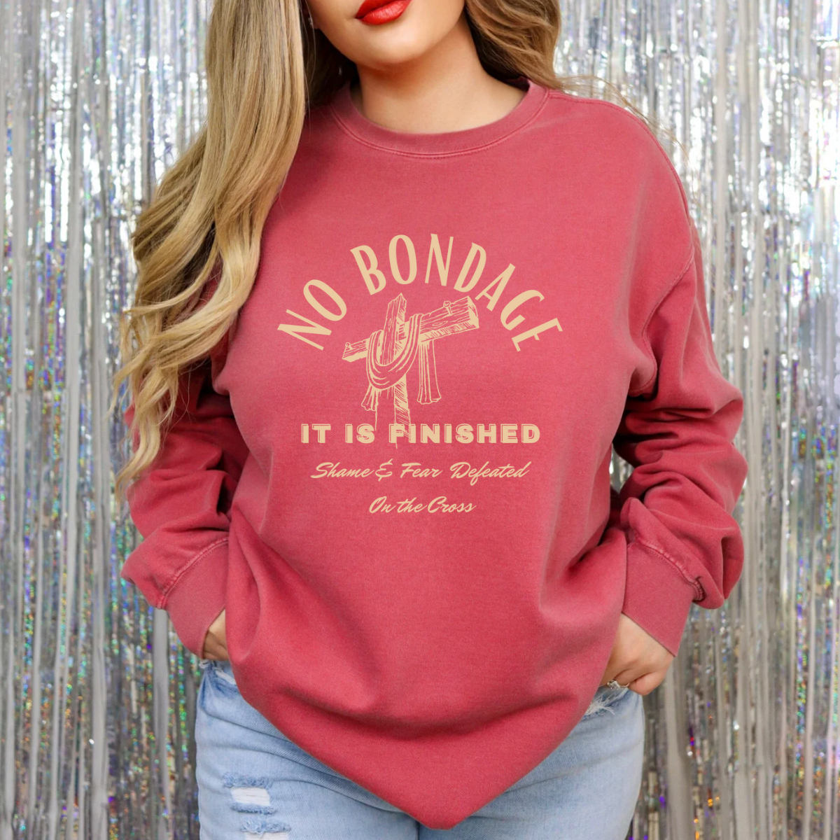 No Bondage Cross Sweatshirt