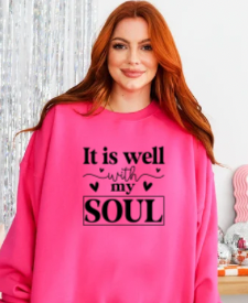 It Is Well With My Soul Crewneck Sweatshirt