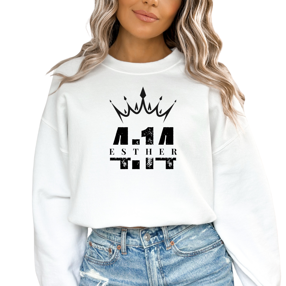 Esther 4:14 Crown Sweatshirt