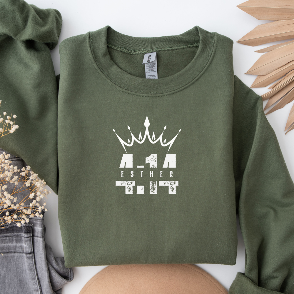 Esther 4:14 Crown Sweatshirt