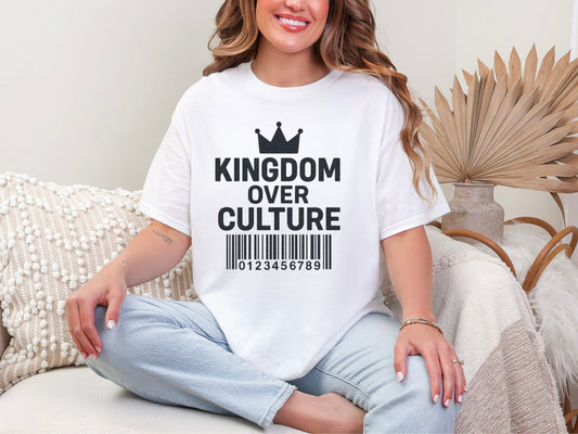 Kingdom Over Culture Unisex Barcode T-Shirt