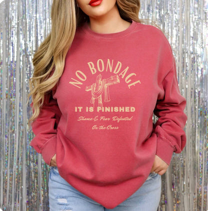 No Bondage Cross Sweatshirt