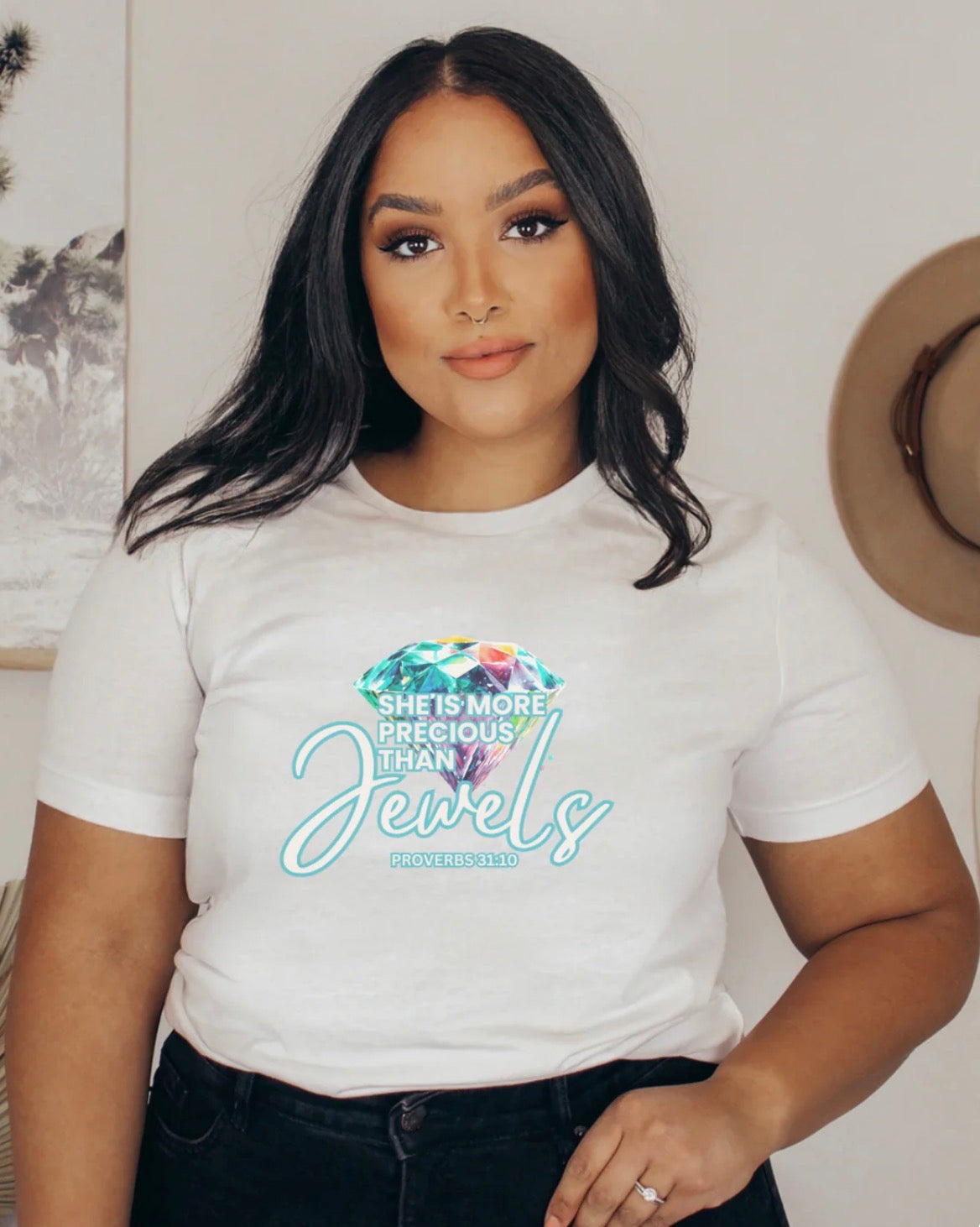 She is More Precious Than Jewels Tee