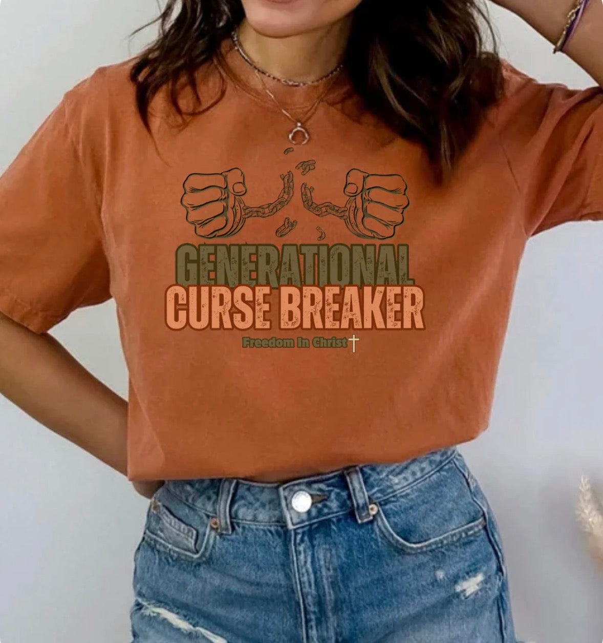 Generational Curse Breaker T-Shirt — Freedom in Christ Graphic Tee