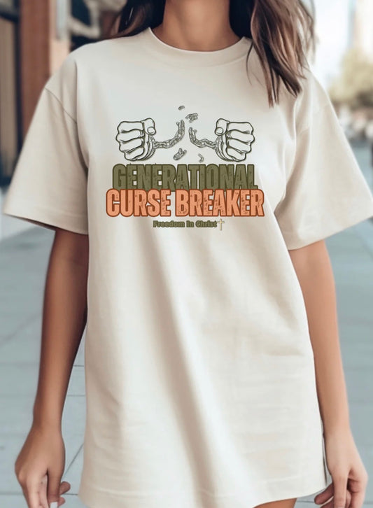 Generational Curse Breaker T-Shirt — Freedom in Christ Graphic Tee