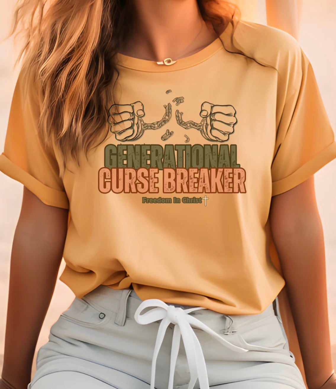 Generational Curse Breaker T-Shirt — Freedom in Christ Graphic Tee