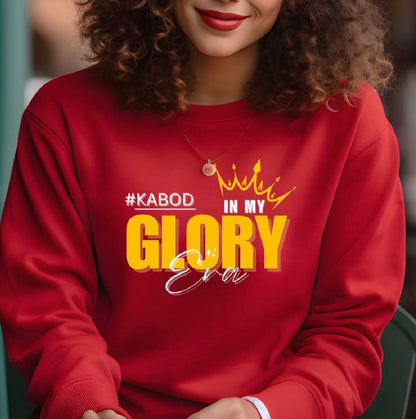 Glory Crown Sweatshirt — Inspirational Gold Graphic Crewneck