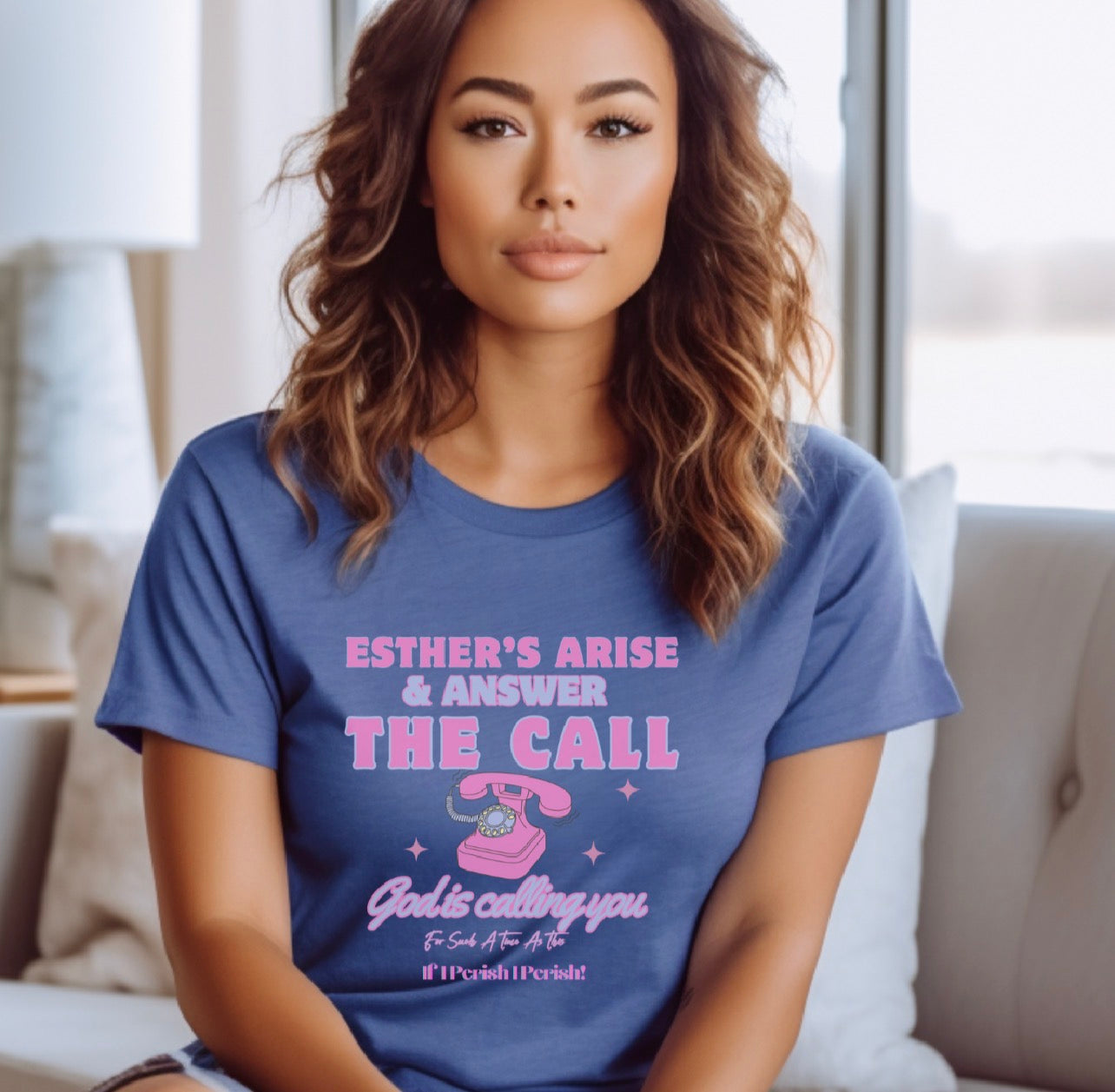 Esther’s Arise & Answer The Call T-Shirt — Inspirational Christian Encouragement Tee