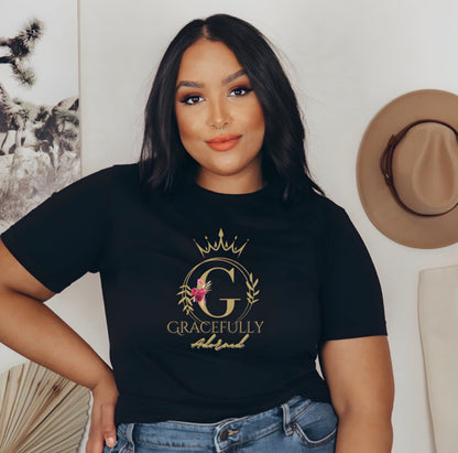 Gracefully Adorned FittedTee