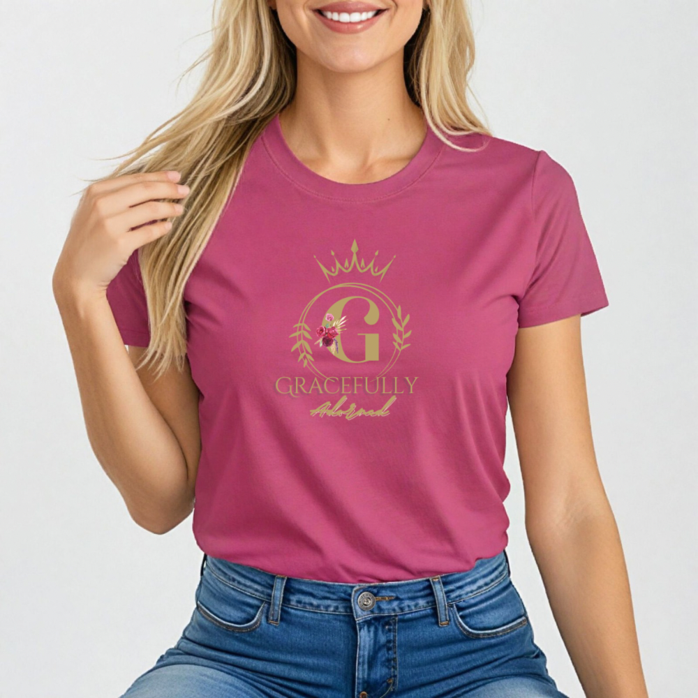 Gracefully Adorned FittedTee