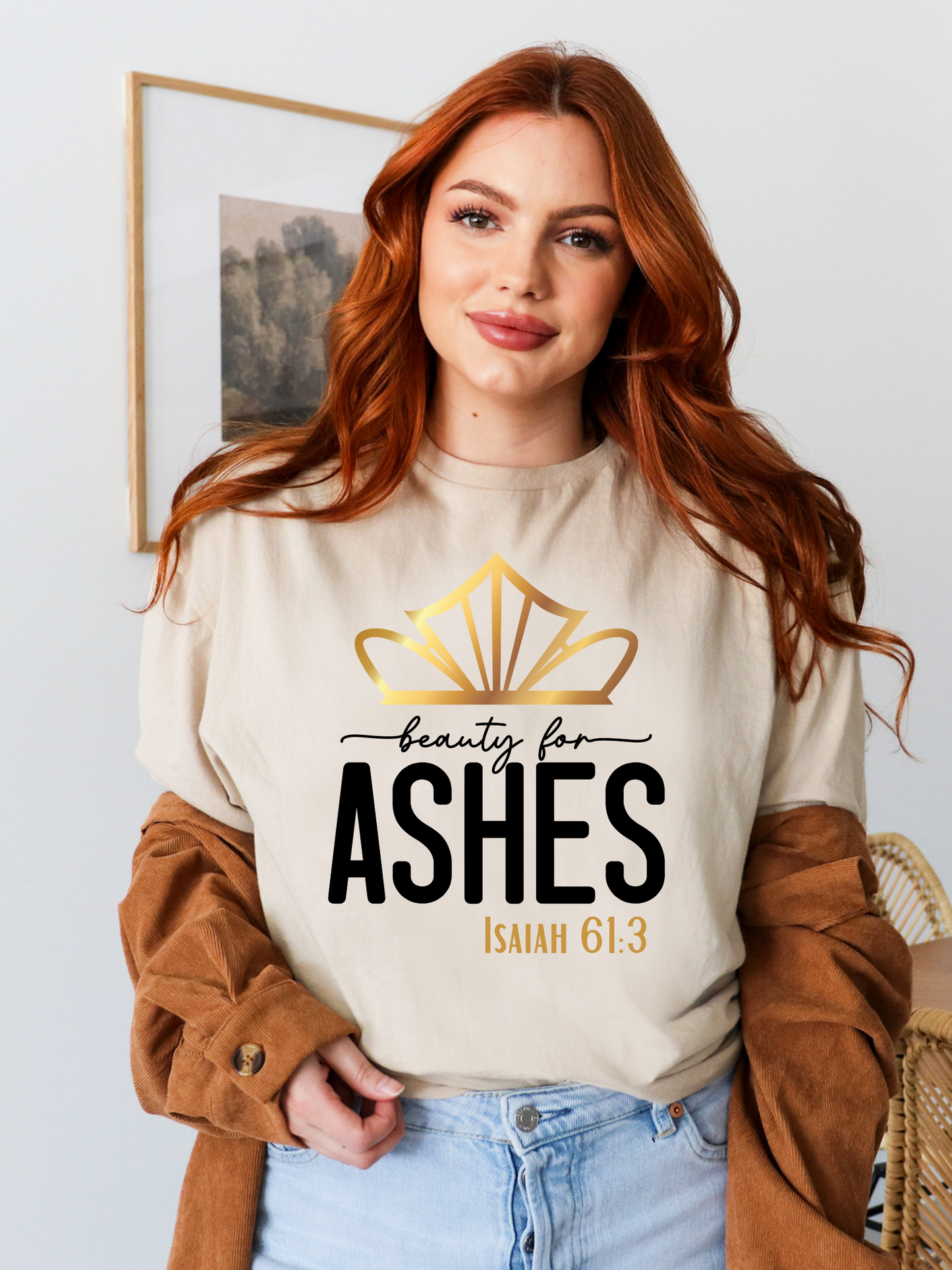 Beauty for Ashes Isaiah 61:3 Tee