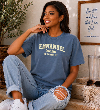 Emmanuel "He Is With Me" T-Shirt