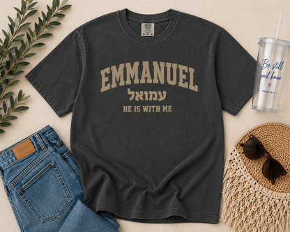 Emmanuel "He Is With Me" T-Shirt