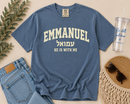 Emmanuel "He Is With Me" T-Shirt