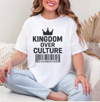 Kingdom Over Culture Unisex Barcode T-Shirt