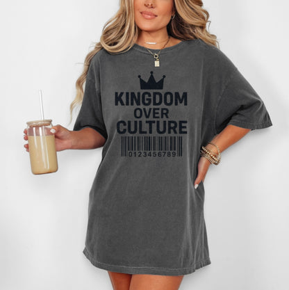 Kingdom Over Culture Unisex Barcode T-Shirt