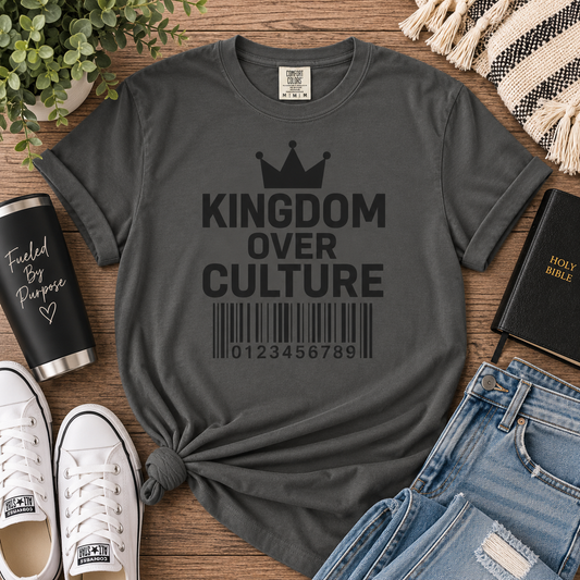Kingdom Over Culture Unisex Barcode T-Shirt