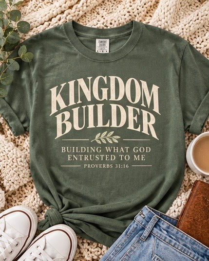 Kingdom Builder Christian Faith T-Shirt