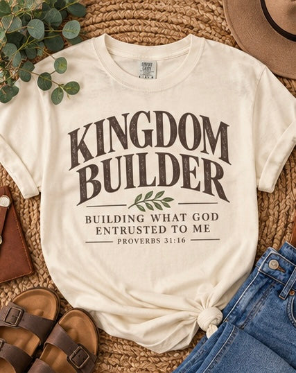 Kingdom Builder Christian Faith T-Shirt