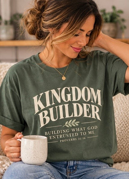 Kingdom Builder Christian Faith T-Shirt