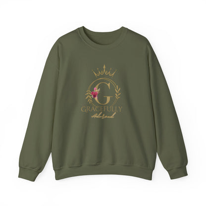 Gracefully Adorned Logo Sweatshirt – Floral Crown