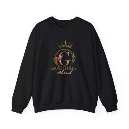 Gracefully Adorned Logo Sweatshirt – Floral Crown