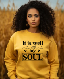 It Is Well With My Soul Crewneck Sweatshirt