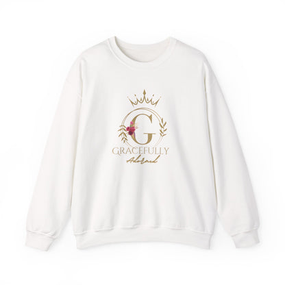 Gracefully Adorned Logo Sweatshirt – Floral Crown