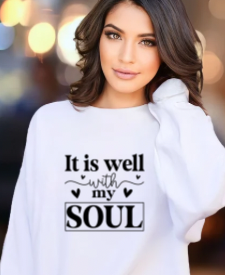 It Is Well With My Soul Crewneck Sweatshirt