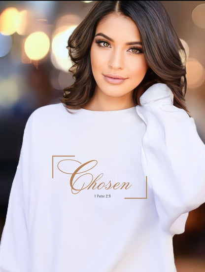 Chosen 1 Peter 2:9 Christian Sweatshirt