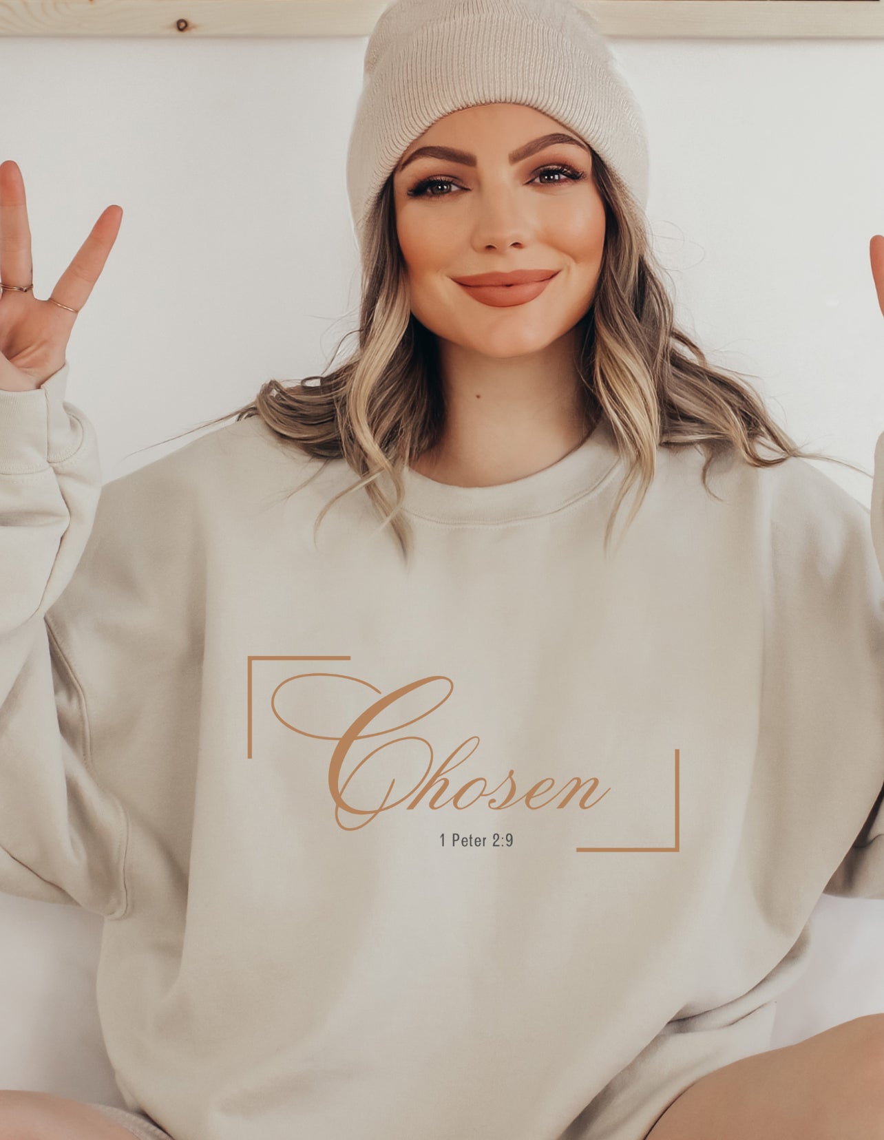 Chosen 1 Peter 2:9 Christian Sweatshirt