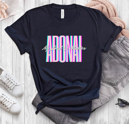 Adonai My Lord My Master  Short Sleeve Tee