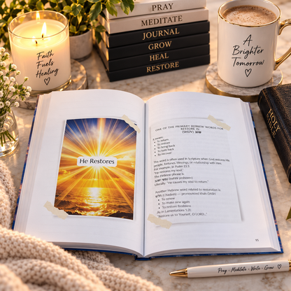 PLANTED Scripture Meditation & Memory Study Journal – Heal & Restore Edition