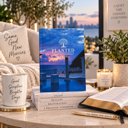 PLANTED Scripture Meditation & Memory Study Journal – Heal & Restore Edition