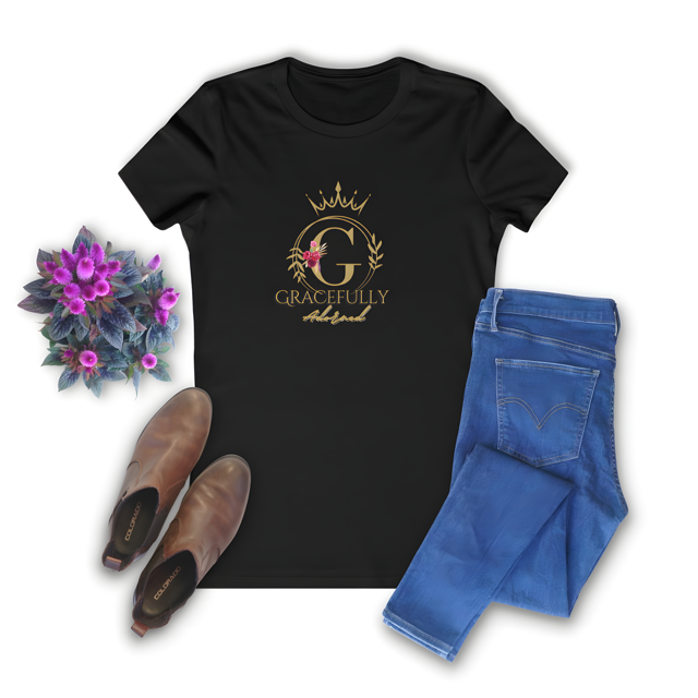 Gracefully Adorned FittedTee