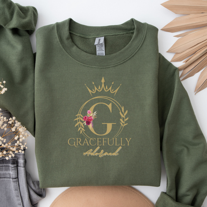 Gracefully Adorned Sweatshirt in