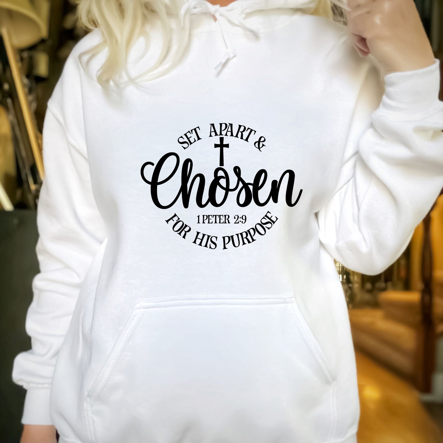 Set Apart & Chosen Hooded Sweatshirt