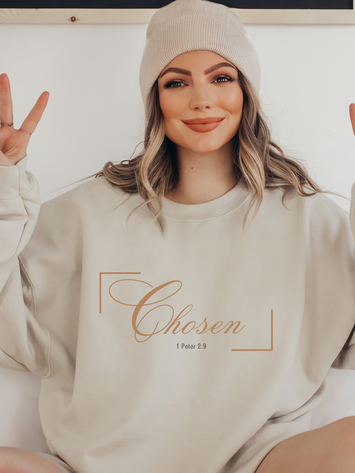 Chosen 1 Peter 2:9 Christian Sweatshirt