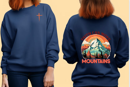 Faith Can Move Mountains Crewneck Sweatshirt