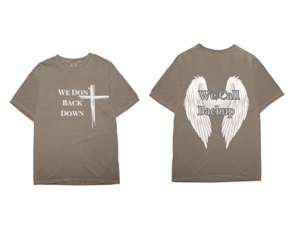 We Don’t Back Down Angel Wing Comfort Colors T-Shirt