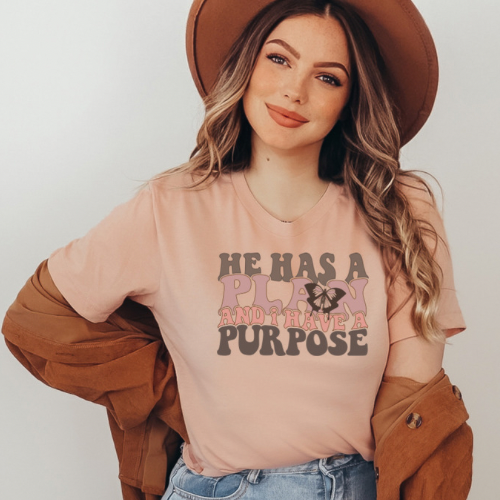 He Has a Plan I Have a Purpose Tee