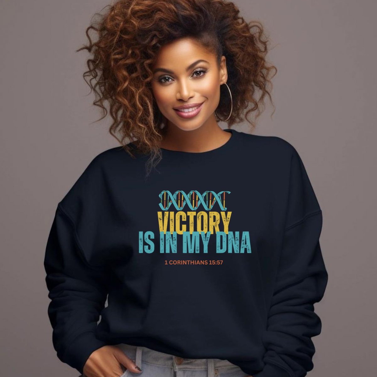 Victory is in My DNA Sweatshirt