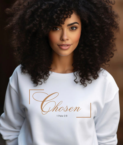 Chosen 1 Peter 2:9 Christian Sweatshirt