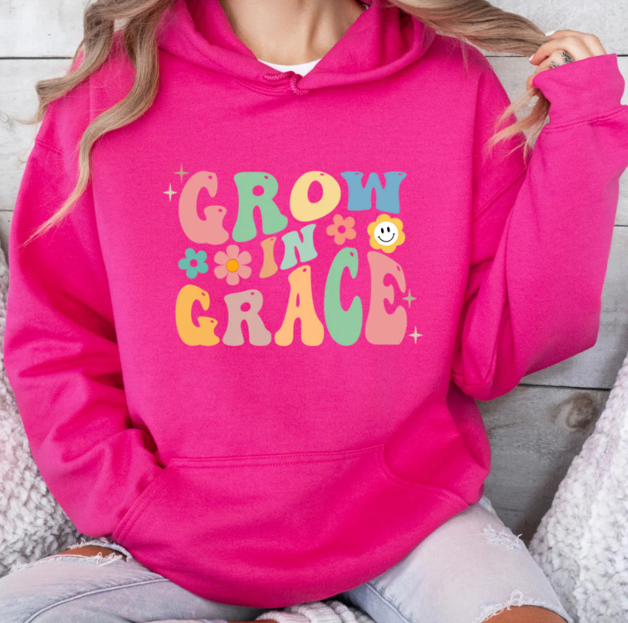 Grow in Grace Hooded Sweatshirt