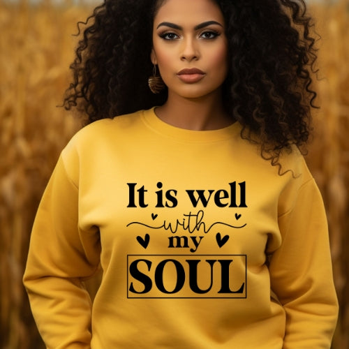 It Is Well With My Soul Crewneck Sweatshirt